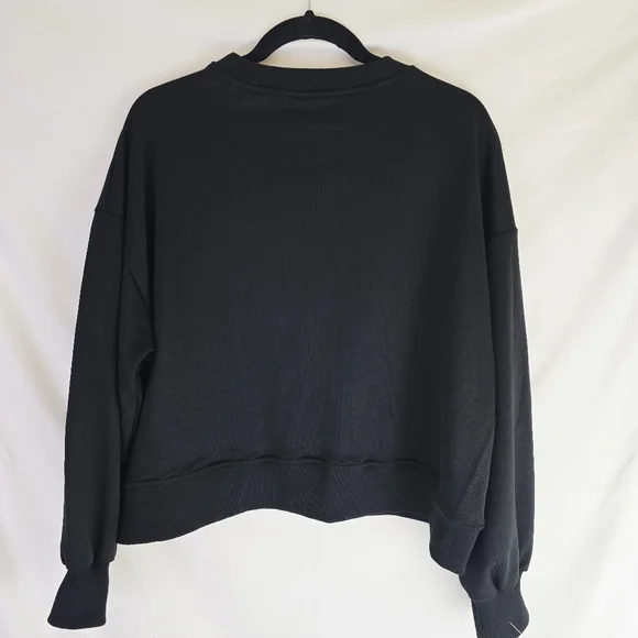 Nutcracker Soldiers Christmas Sequins Sweatshirt Sz M Soft Stretch NWOT - Picture 3 of 10